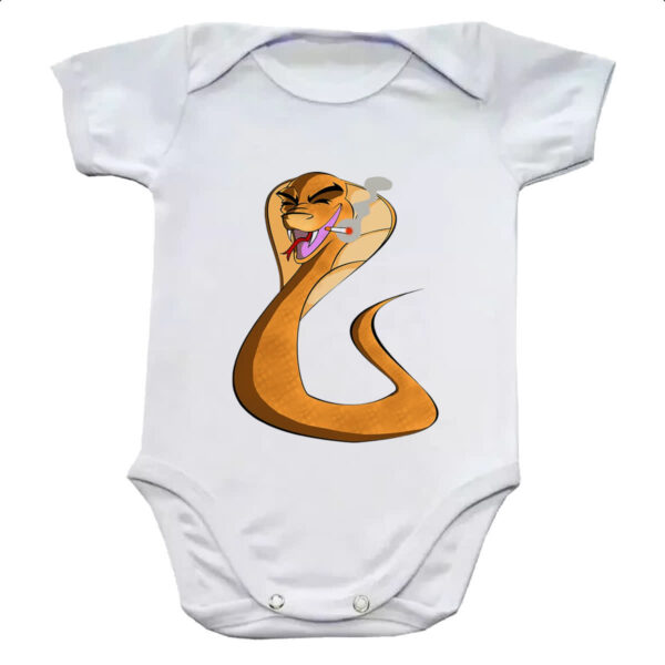 Body infantil A cobra vai fumar
