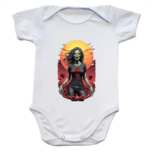 Body infantil Mulher Zumbi Sunset Art
