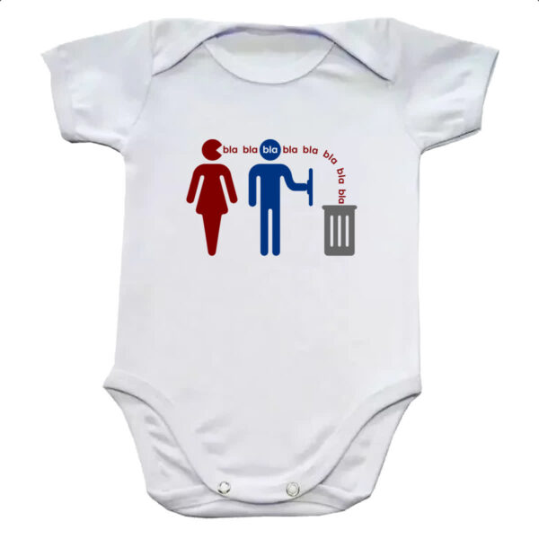 Body infantil Mulher fala muito