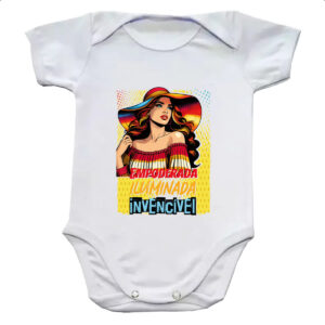 Body infantil Mulher invencivel