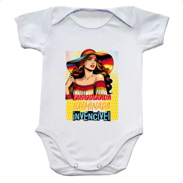 Body infantil Mulher invencivel