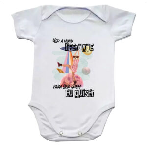 Body infantil Mulher ser quem quiser