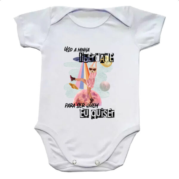 Body infantil Mulher ser quem quiser