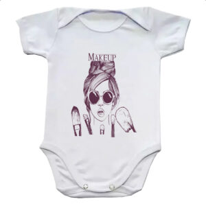 Body infantil Makeup Diva e seus pinceis