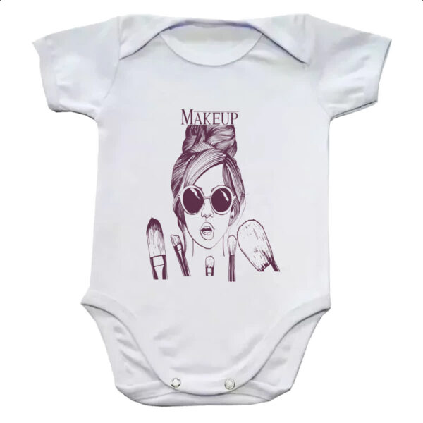 Body infantil Makeup Diva e seus pinceis