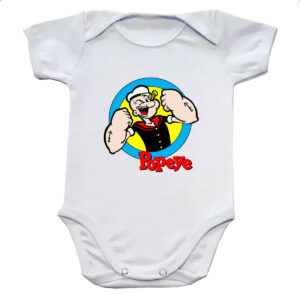 Body infantil Mariheiro Popeye Classico