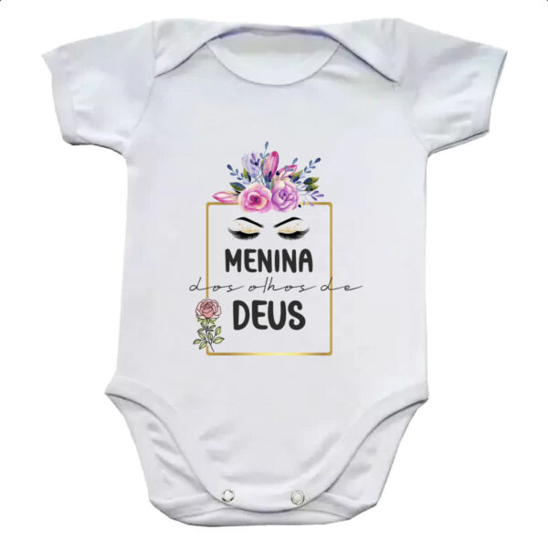 Body infantil Menina dos olhos de Deus
