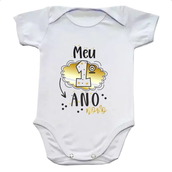 Body infantil Meu primeiro ano novo