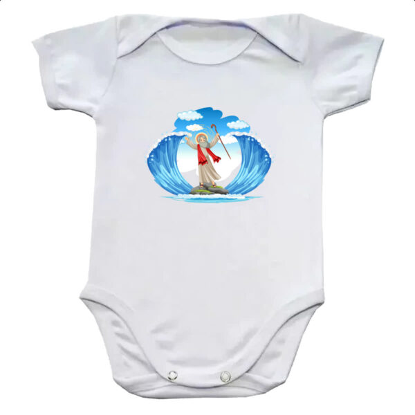 Body infantil Moises abrindo mar vermelho