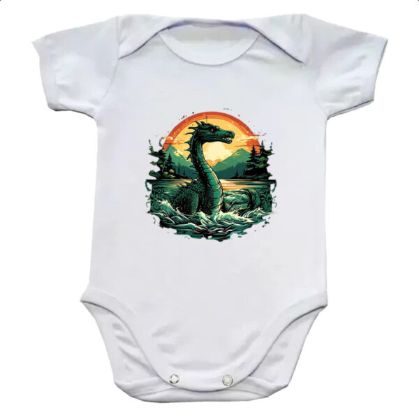 Body infantil Monstro do Lago Ness Sunset Art