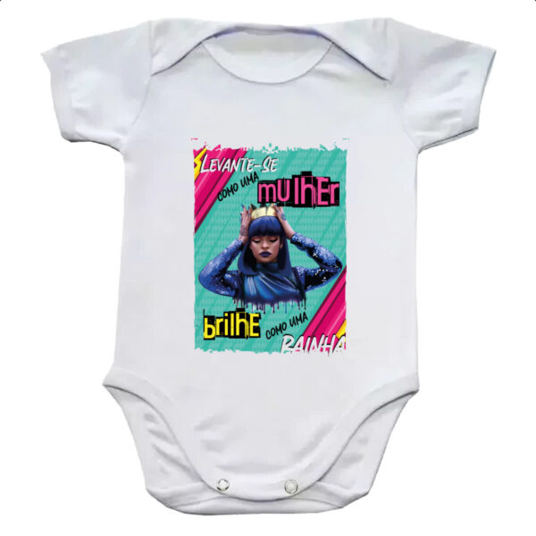 Body infantil Mulher brilha como rainha