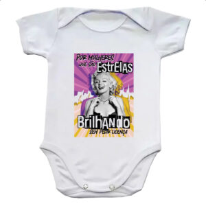 Body infantil Mulher brilhando