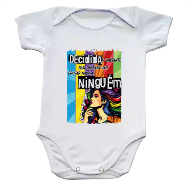 Body infantil Mulher decidida