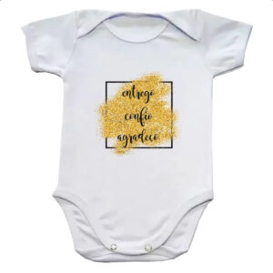 Body infantil Ano novo entrego confio agradeco