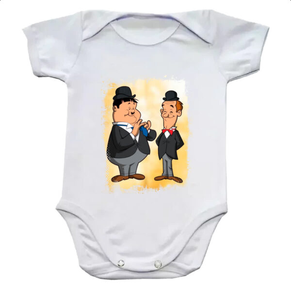 Body infantil Nostalgia O Gordo e o Magro Cartoon