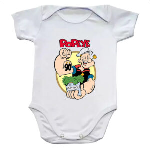 Body infantil Nostalgia Popeye 90 anos