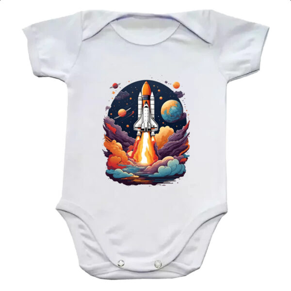 Body infantil Nave Espacial em lancamento