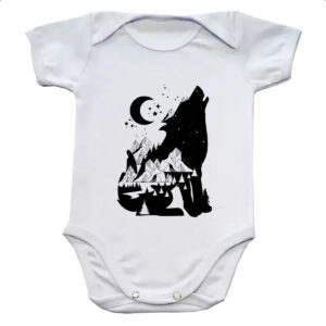 Body infantil Night Wolf
