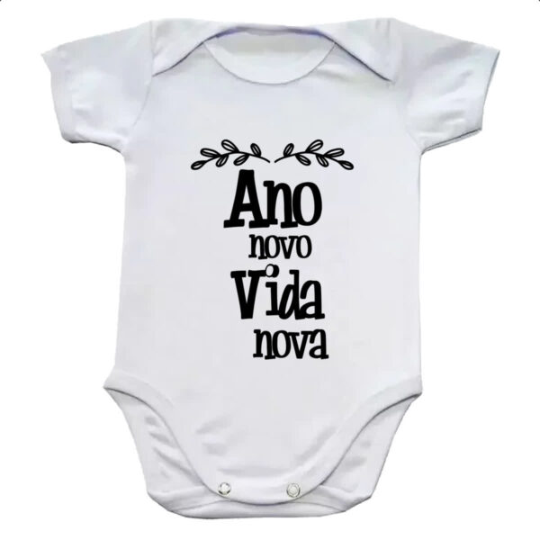 Body infantil Ano novo vida nova