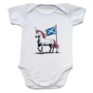 Body infantil Unicornio bandeira Escocia