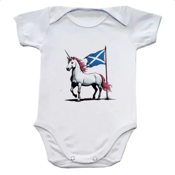 Body infantil Unicornio bandeira Escocia