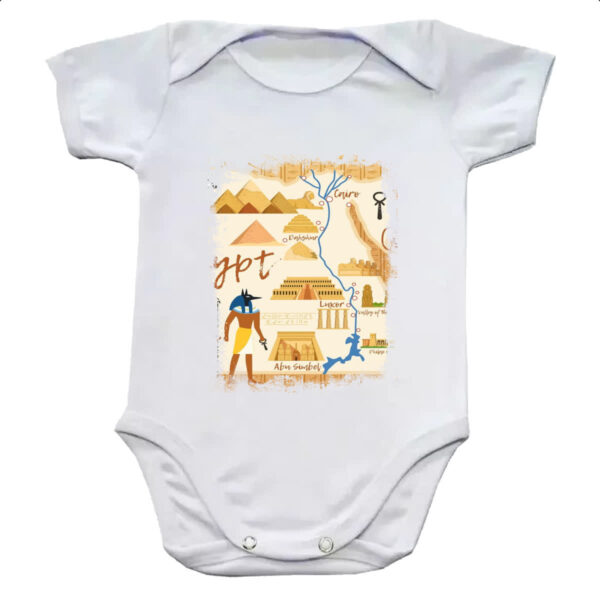 Body infantil Anubis Mapa do Egito