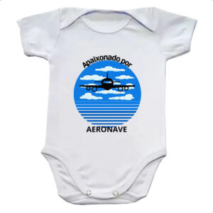Body infantil Apaixonado por aeronave