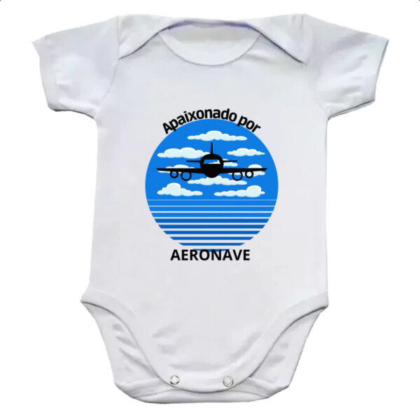 Body infantil Apaixonado por aeronave