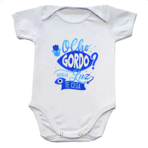 Body infantil Olho Grego gordo cego