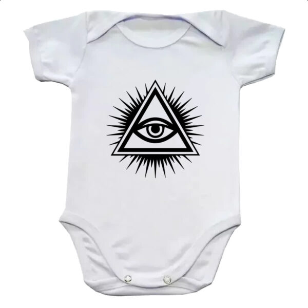 Body infantil Olho de horus illuminati