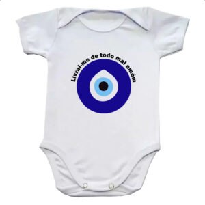 Body infantil Olho grego livrai-me do mal
