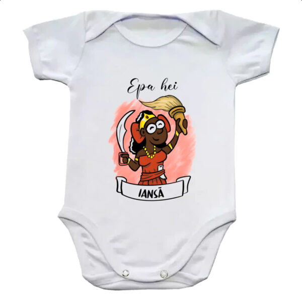 Body infantil Orixas Cartoon Iansa Epa Hei