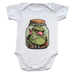 Body infantil Ogro em conserva