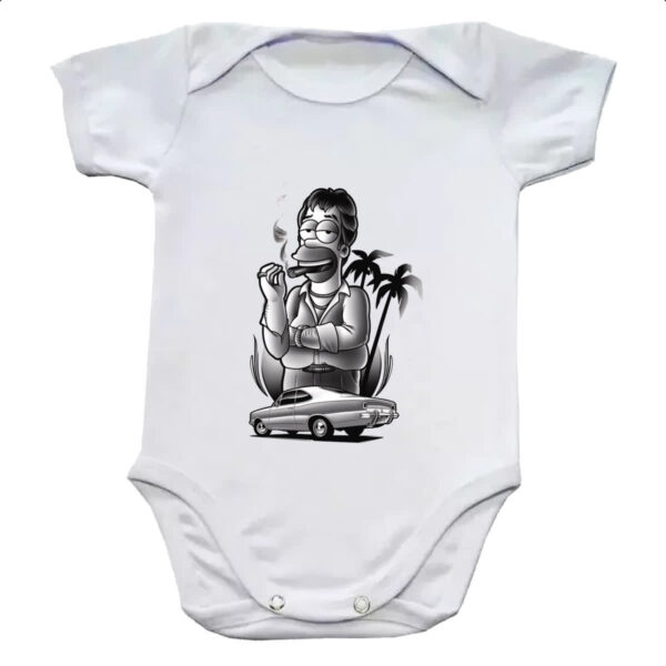Body infantil Opala Hommer Simpson
