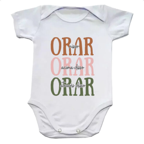 Body infantil Orar nisso acima e atraves
