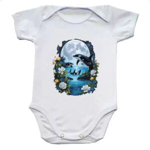 Body infantil Orca ao luar