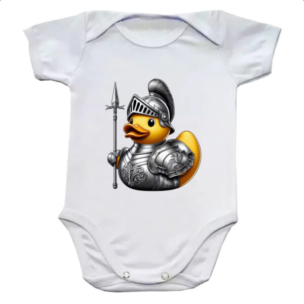 Body infantil Patinho de borracha Cavaleiro