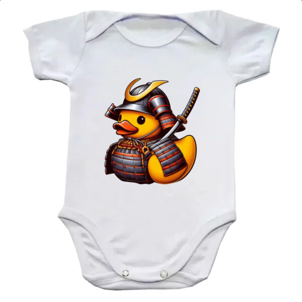Body infantil Patinho de borracha Samurai