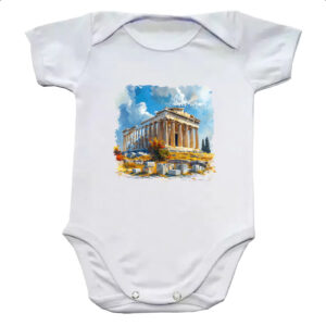 Body infantil Partenon watercolor