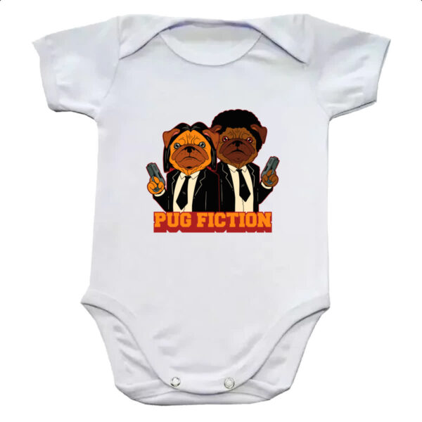 Body infantil Pug Fiction parodia filme