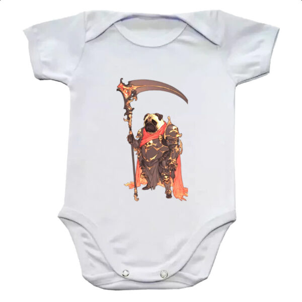 Body infantil Pug Guerreiro