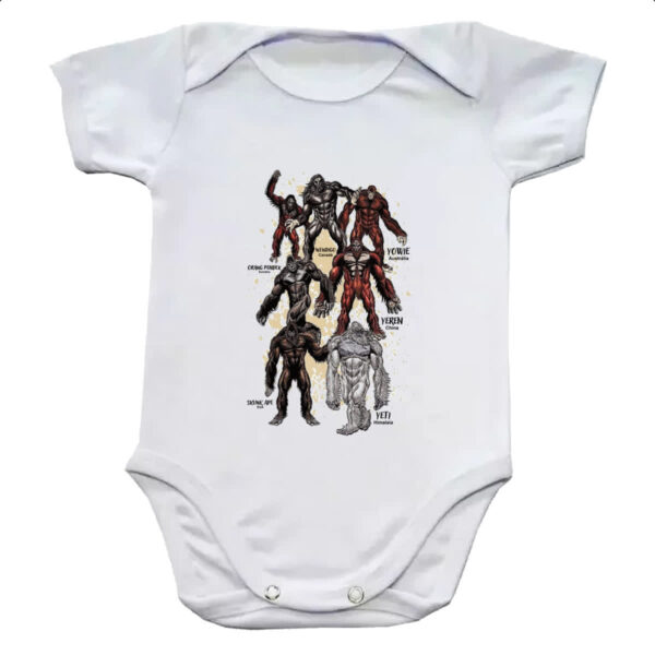 Body infantil Pes grandes pelo mundo