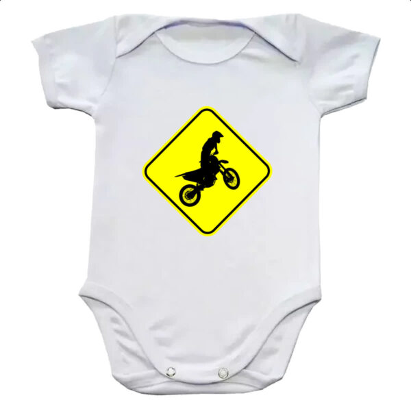 Body infantil Placa Motocross