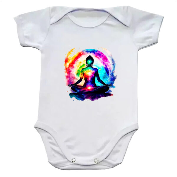 Body infantil Posicao Lotus Chakra