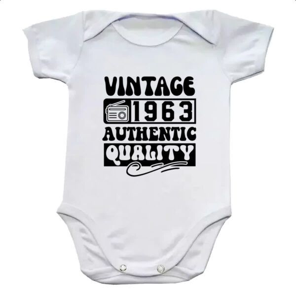 Body infantil Radio Vintage 1963