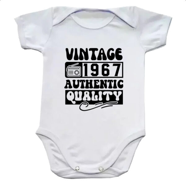 Body infantil Radio Vintage 1967