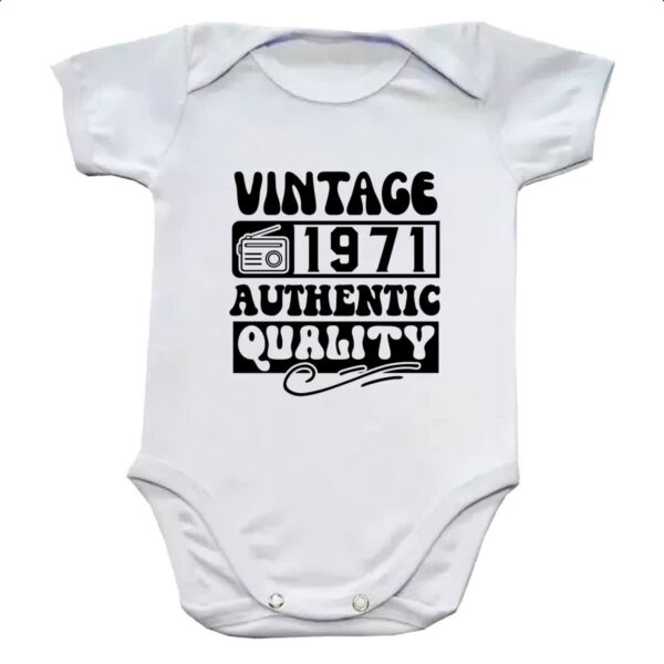 Body infantil Radio Vintage 1971
