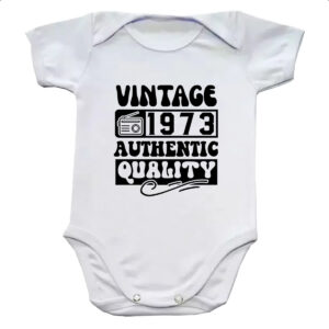 Body infantil Radio Vintage 1973
