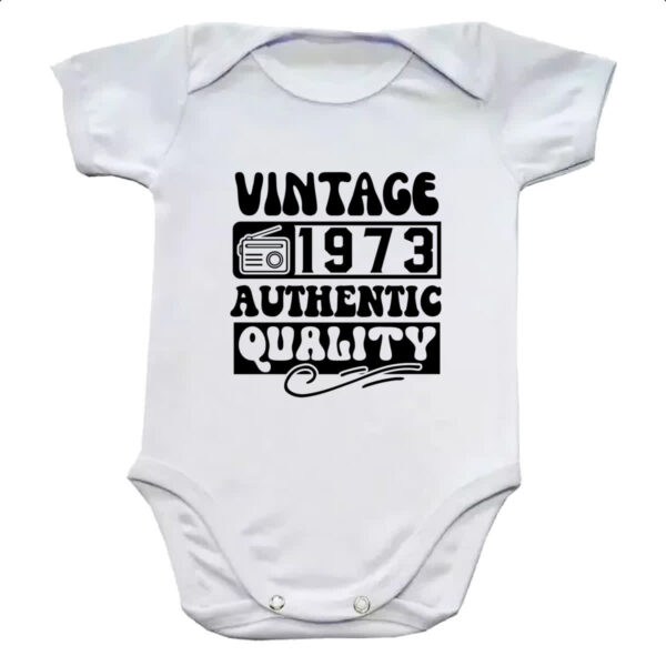 Body infantil Radio Vintage 1973