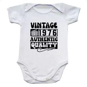 Body infantil Radio Vintage 1976